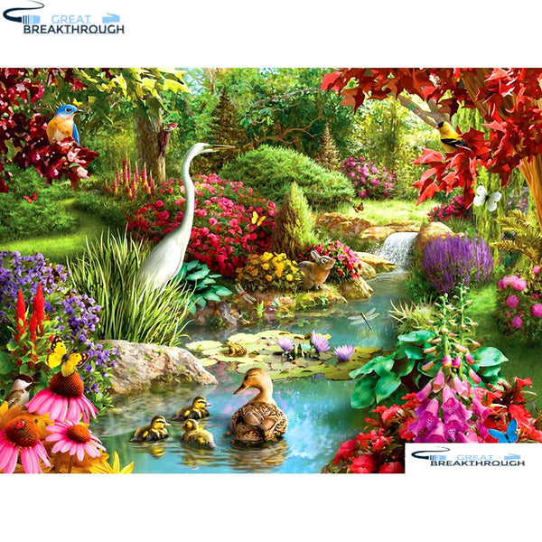 HOMFUN Full Square/Round Drill 5D DIY Diamond Painting "Forest animals" Embroidery Cross Stitch 5D Home Decor Gift A01704