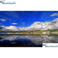 HOMFUN Full Square/Round Drill 5D DIY Diamond Painting "Lake scenery" Embroidery Cross Stitch 5D Home Decor Gift A08788