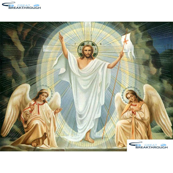 HOMFUN Full Square/Round Drill 5D DIY Diamond Painting "Religious figure" Embroidery Cross Stitch 5D Home Decor Gift A17812