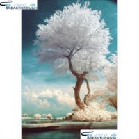 HOMFUN Diamond Painting Cross Stitch Pattern 5D Diamond Embroidery "Tree landscape" Home Decor DIY diamond Art A30217