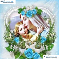 HOMFUN Full Square/Round Drill 5D DIY Diamond Painting "Religious figure" Embroidery Cross Stitch 5D Home Decor Gift A17782