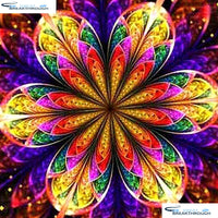 HOMFUN Full Square/Round Drill 5D DIY Diamond Painting "Religious Mandala" 3D Embroidery Cross Stitch 5D Home Decor A13637