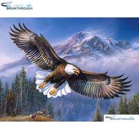 HOMFUN Full Square/Round Drill 5D DIY Diamond Painting "Animal Eagle" Embroidery Cross Stitch 5D Home Decor Gift A01637