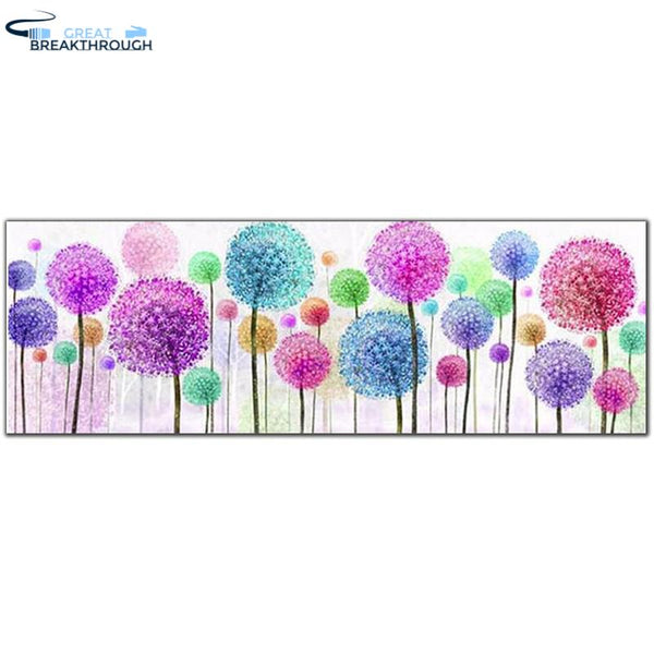 Full Square/Round Drill 5D DIY Diamond Painting "Dandelion Flower" 3D Embroidery Cross Stitch 5D Rhinestone Home Decor Gift
