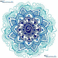 HOMFUN Full Square/Round Drill 5D DIY Diamond Painting "Mandala flower" 3D Embroidery Cross Stitch 5D Decor Gift A16704