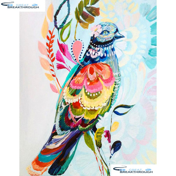 HOMFUN Full Square/Round Drill 5D DIY Diamond Painting "Oil painting bird" Embroidery Cross Stitch 5D Home Decor Gift A14113
