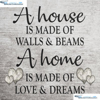 HOMFUN Full Square/Round Drill 5D DIY Diamond Painting "Love home" 3D Diamond Embroidery Cross Stitch Home Decor Gift A18511