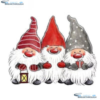 HOMFUN "Cartoon santa" Diamond Painting 5D Full Square/Round Drill Home Decor DIY Diamond Embroidery Cross Stitch A19868