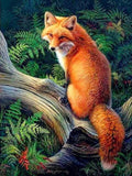 Diamond Painting Animals " Fox Landscape " Full Square/Round Drill Resin Embroidery Craft Cross Stitch - Great Breakthrough