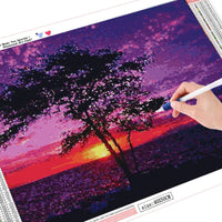 HUACAN Diamond Painting Full Drill Square Landscape 5D DIY Diamond Embroidery Seaside Sunset Picture Of Rhinestone Sunrise