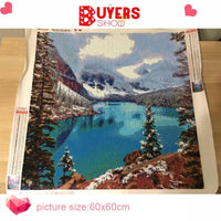 HUACAN 5D DIY Diamond Painting Nature Full Square Drill Diamond Embroidery Landscape Picture Of Rhinestone Mosaic Decor Home