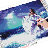 HUACAN 5D Diamond Painting Cross Stitch Woman Full Square Diamond Art Embroidery Home Decoration Sale