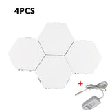 LED Wall Lamps Touch Sensor Quantum Lamp Wall Light home decoration modern Creative Honeycomb Modular Assembly Helios Adsorption