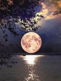 5D Diamond Painting Scenic Full Round Drill Moon Pictures Diamond Embroidery Scenic Cross Stitch Home Decoration - Great Breakthrough