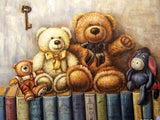 5D DIY Diamond Painting Scenic " Toy Bear Landscape " Full Square/Round Drill Resin Embroidery Cross Stitch - Great Breakthrough