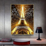 HUACAN 5D Diamond Painting Full Square Eiffel Tower Rhinestone Picture Embroidery Sale Diamond Mosaic Cross Stitch Home Decor