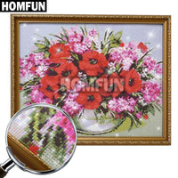 HOMFUN Full Square/Round Drill 5D DIY Diamond Painting "Christmas tree" Embroidery Cross Stitch 5D Home Decor Gift A17770