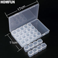 28 Slots Diamond Embroidery Box Diamond Painting Tools Accessories Case Clear plastic Beads Display Storage Boxes - Great Breakthrough