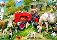 5D DIY Full Square Diamond Painting Vehicle Tractor Cock Diamond Embroidery  Picture Of Rhinestone