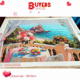 HUACAN Full Drill Square Diamond Painting Landscape  5D DIY Diamond Embroidery Flowers Home Decoration Sea Picture Of Rhinestone