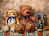 5D DIY Diamond Painting Scenic " Toy Bear Landscape " Full Square/Round Drill Resin Embroidery Cross Stitch - Great Breakthrough