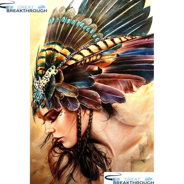 HOMFUN Full Square/Round Drill 5D DIY Diamond Painting "Character beauty" Embroidery Cross Stitch 5D Home Decor Gift A14674