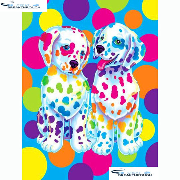 HOMFUN Full Square/Round Drill 5D DIY Diamond Painting "Cartoon dog" Embroidery Cross Stitch 5D Home Decor Gift A14768