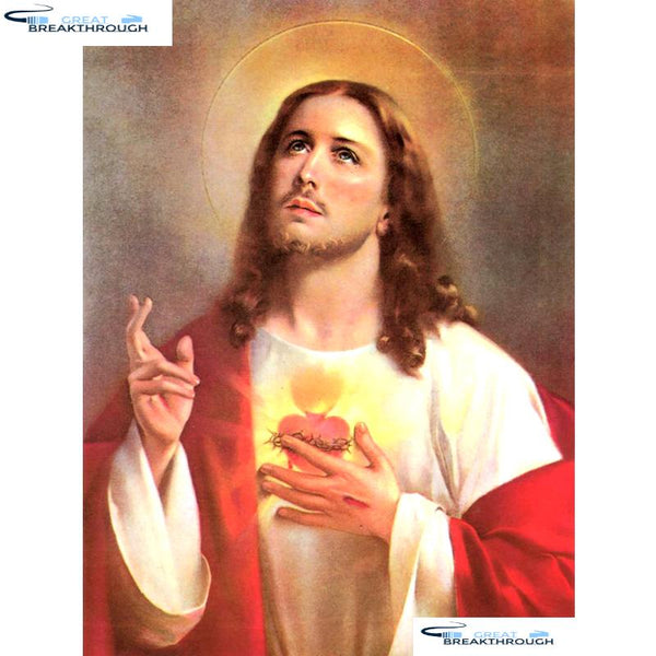HOMFUN Full Square/Round Drill 5D DIY Diamond Painting "Religion Jesus" Embroidery Cross Stitch 5D Home Decor Gift A07132