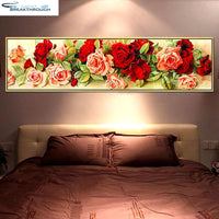 HOMFUN 100% Full Square/Round Drill 5D DIY Diamond Painting "Rose flower" 3D Embroidery Cross Stitch 5D Home Decor Gift BK
