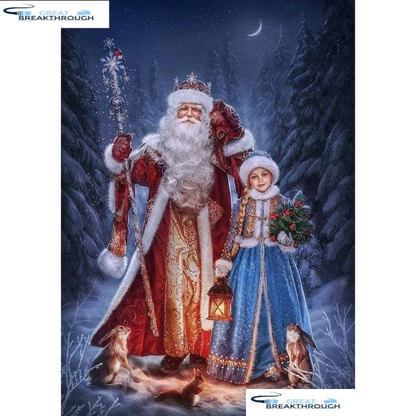 HOMFUN Full Square/Round Drill 5D DIY Diamond Painting "Santa Claus" Embroidery Cross Stitch 5D Home Decor Gift A18081